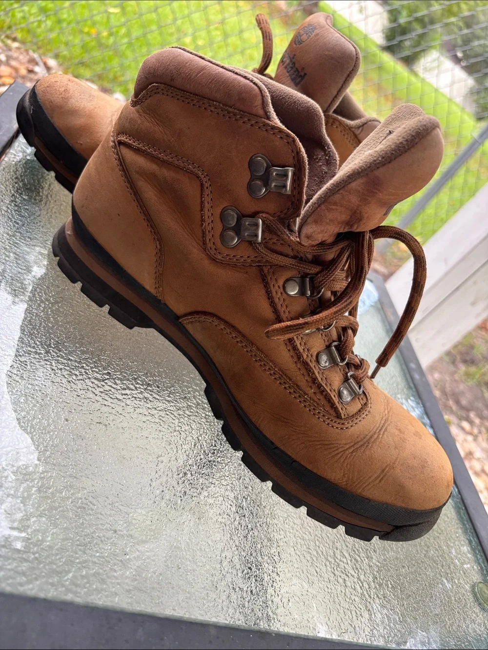 Timberland 95103 Euro Hiker Mid Gore-Tex Waterproof Brown Leather Hiking Boots